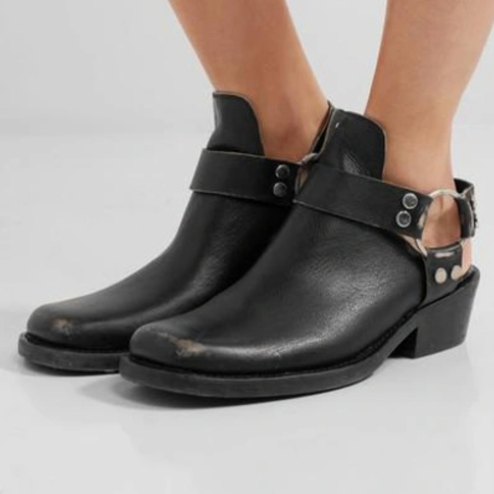 Balenciaga Distressed leather Ankle boot/mules - Picture 3 of 7